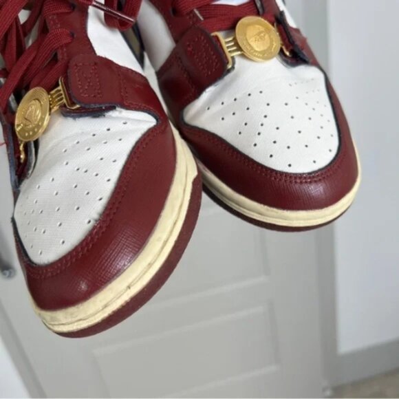 Nike Dunk Low SE Sisterhood‎ Sail Team Red Size 9.5 *see notes - Picture 8 of 16